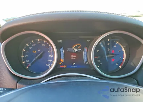 2016 Maserati Ghibli S z USA, uszkodzony, nr VIN ZAM57RTA6G1173547